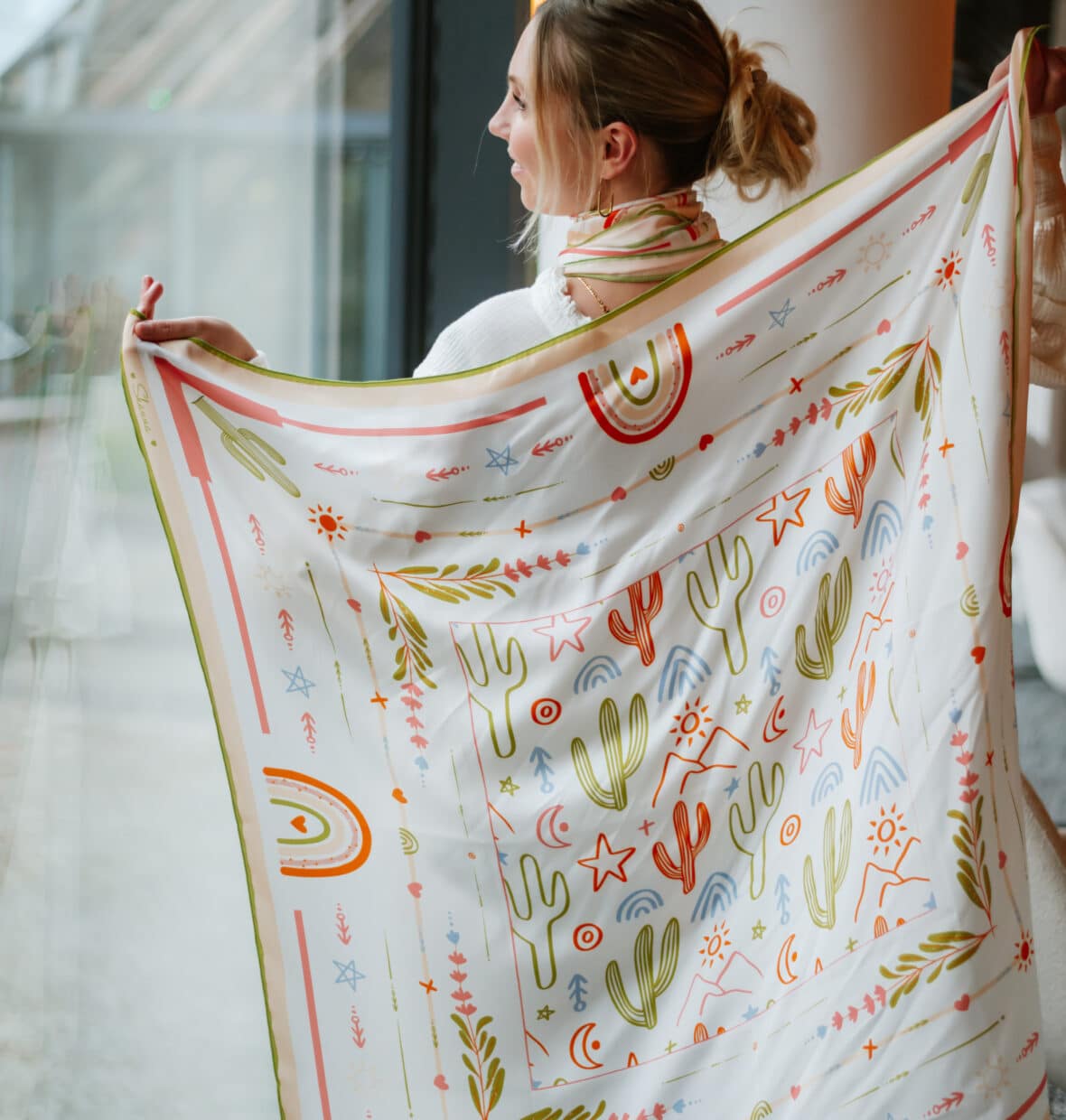 Carré LOVE “Cactus”